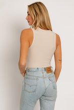 Haven Crew Neck Ribbed Bodysuit - Cream