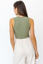 Haven Ribbed Bodysuit - Olive