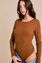 Haven Long Sleeve Bodysuit - Chestnut