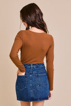 Haven Long Sleeve Bodysuit - Chestnut