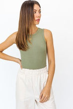 Haven Ribbed Bodysuit - Olive