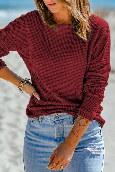Hey Sugar Long Sleeve - Dark Cherry
