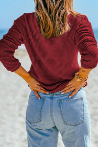 Hey Sugar Long Sleeve - Dark Cherry