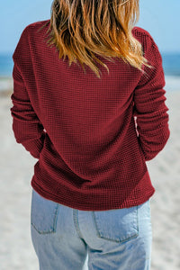 Hey Sugar Long Sleeve - Dark Cherry