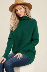 Marlow Funnel Sweater - Hunter