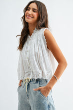 Lilith Cotton Eyelet Top