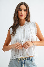 Lilith Cotton Eyelet Top