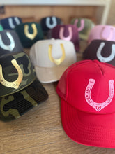 Lucky In Love Trucker Hat - Gold