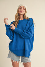 If Not Now When Sweater - cobalt