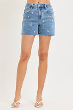 Drew Embroidered Denim Shorts