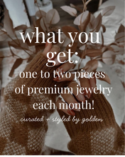 Golden Jewelry Box Club // Monthly Subscription