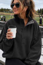 Cozy Sport Snap Neck Pullover