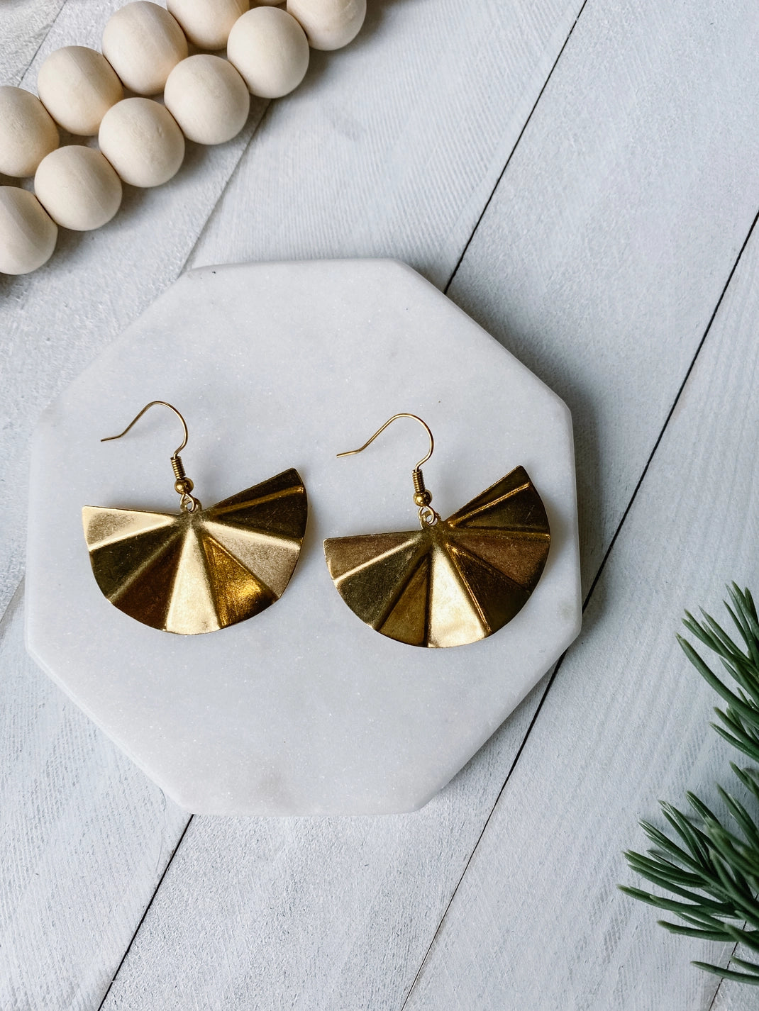 Crinkle Statement Earrings