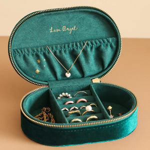 Jewelry Box - Oval Teal