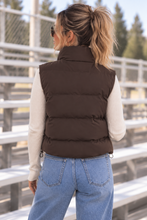 Hay Day Soft Puffer Vest - Chocolate