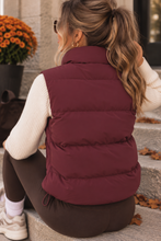 Hay Day Soft Puffer Vest - Cranberry
