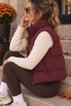 Hay Day Soft Puffer Vest - Cranberry