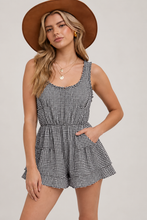 Everything Nice Plaid Romper