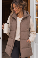 Autumn Stroll Midi Vest - Mushroom