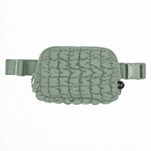 Geneva Quilted Fanny Pack - Sage