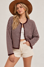 Charlie Cardigan - Burgundy