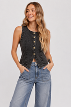 Ardel Faded Denim Vest