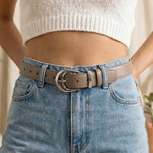 Riley Belt - Clay/Silver