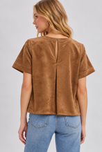 Juliette Sueded Top