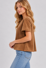 Juliette Sueded Top