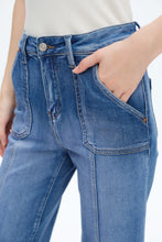 Jess High Rise Seamed Straight - Blue Lover