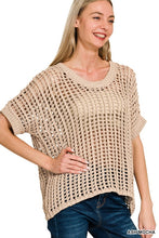 Making Waves Crochet Top - Tan