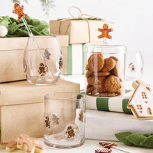 Icon Hand Blown Gingerbread Men Glass