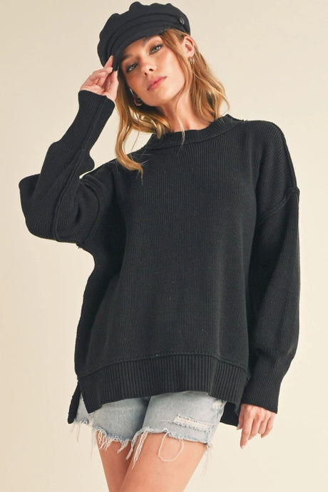 If Not Now When Sweater - Black
