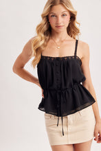 In Dreams Boho Camisole - Black