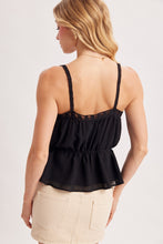 In Dreams Boho Camisole - Black