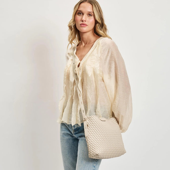 Isadora Bucket Bag - Bone