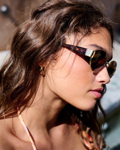 Lennox Sunglasses - Gold/Brown