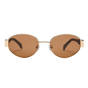 Lennox Sunglasses - Gold/Brown