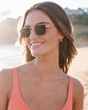 Quinn Sunglasses - Gold/Brown