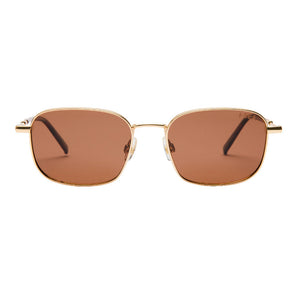 Quinn Sunglasses - Gold/Brown