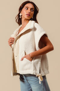 Ivy Soft Sherpa Vest - Ivory
