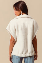 Ivy Soft Sherpa Vest - Ivory