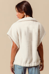 Ivy Soft Sherpa Vest - Ivory