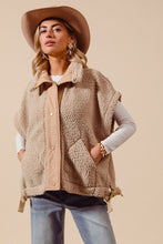 Ivy Soft Sherpa Vest - Latte