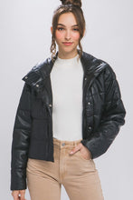 Double Down Quilted Jacket - Black