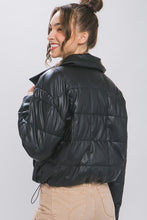 Double Down Quilted Jacket - Black