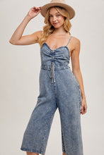 Lainey Denim Jumpsuit -Light Wash