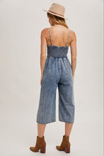 Lainey Denim Jumpsuit -Light Wash