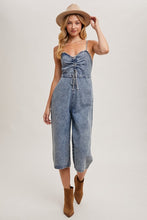 Lainey Denim Jumpsuit -Light Wash