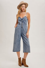 Lainey Denim Jumpsuit -Light Wash